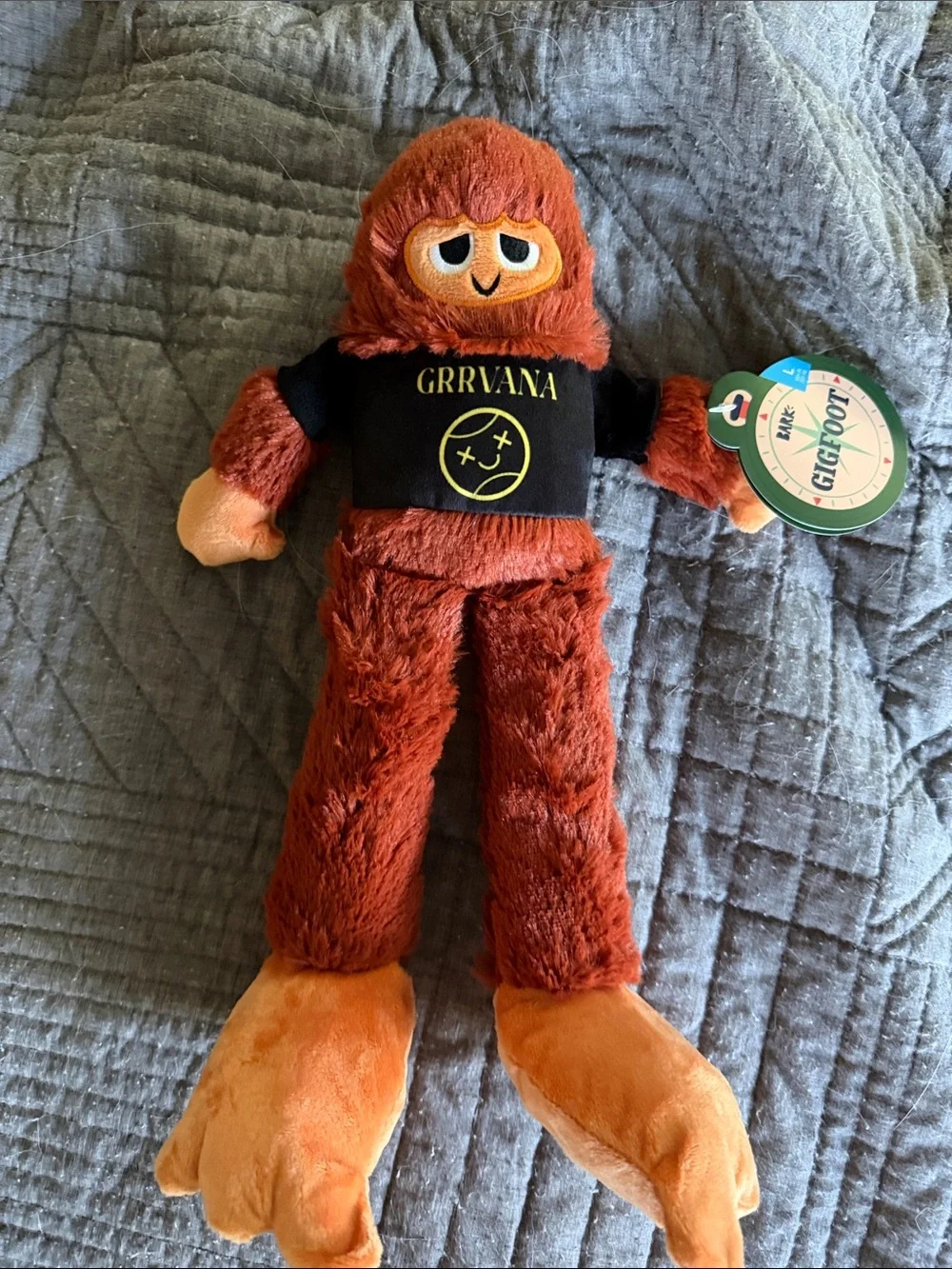 NWT Bark GRRVANA Squeaky and Crinkle Toy